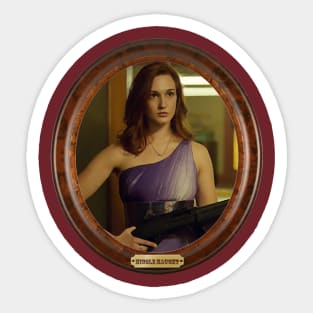 Nicole Haught - Oval Frame Sticker